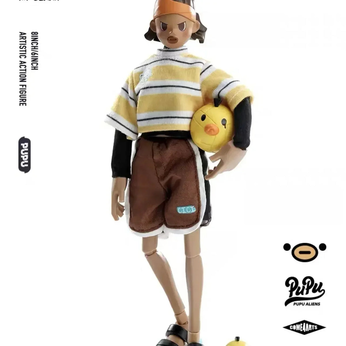 Come4arts Hip-Hop Street Dance Series Anime Figures Trendy Fashion Movable Toy Collection Decoration Model Toys For Boys Gift