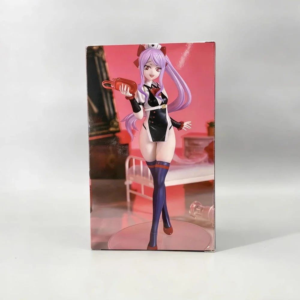In Stock System Service Original Genuine Anime Overlord Vivit Figure Shalltear Bloodfallen Nurse Ver 18cm Model Toy Figures Gift