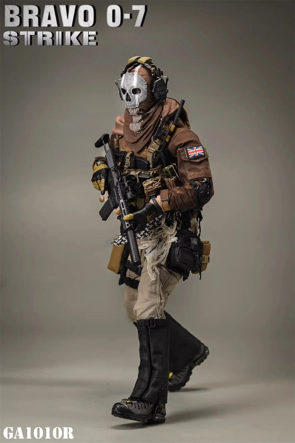 Hot Sales Scale 1/6th GA1010R Soldier Doll Ghost Full Set Moveable Figure Doll Soap Duty About 12" Gift For Fans Collect
