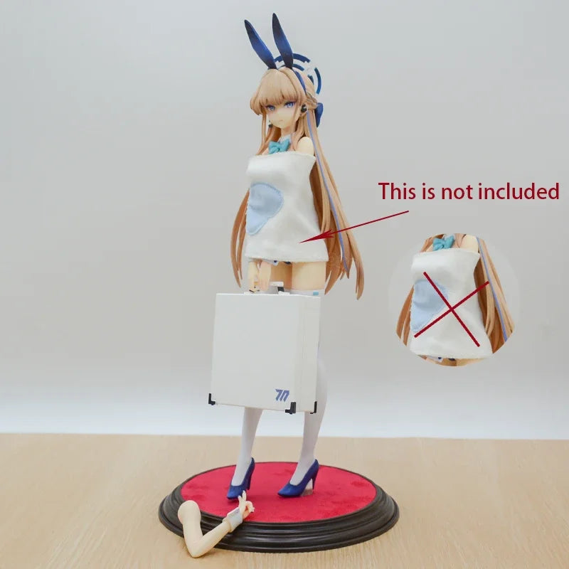 17cm Blue Archive Plana Bunny Anime Girl Figure Ichinose Asuna/Asuma Toki Action Figure Tsukatsuki Rio Figurine Model Doll Toys
