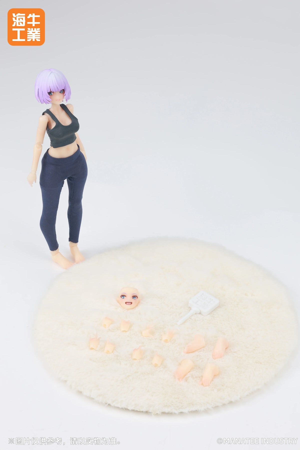 IN STOCK MANATEE INDUSTRY 1/12 Scale Collectible Figure Inanna Lively Cute Yoga Sports Girl 6Inch Women Soldier Action Model Toy
