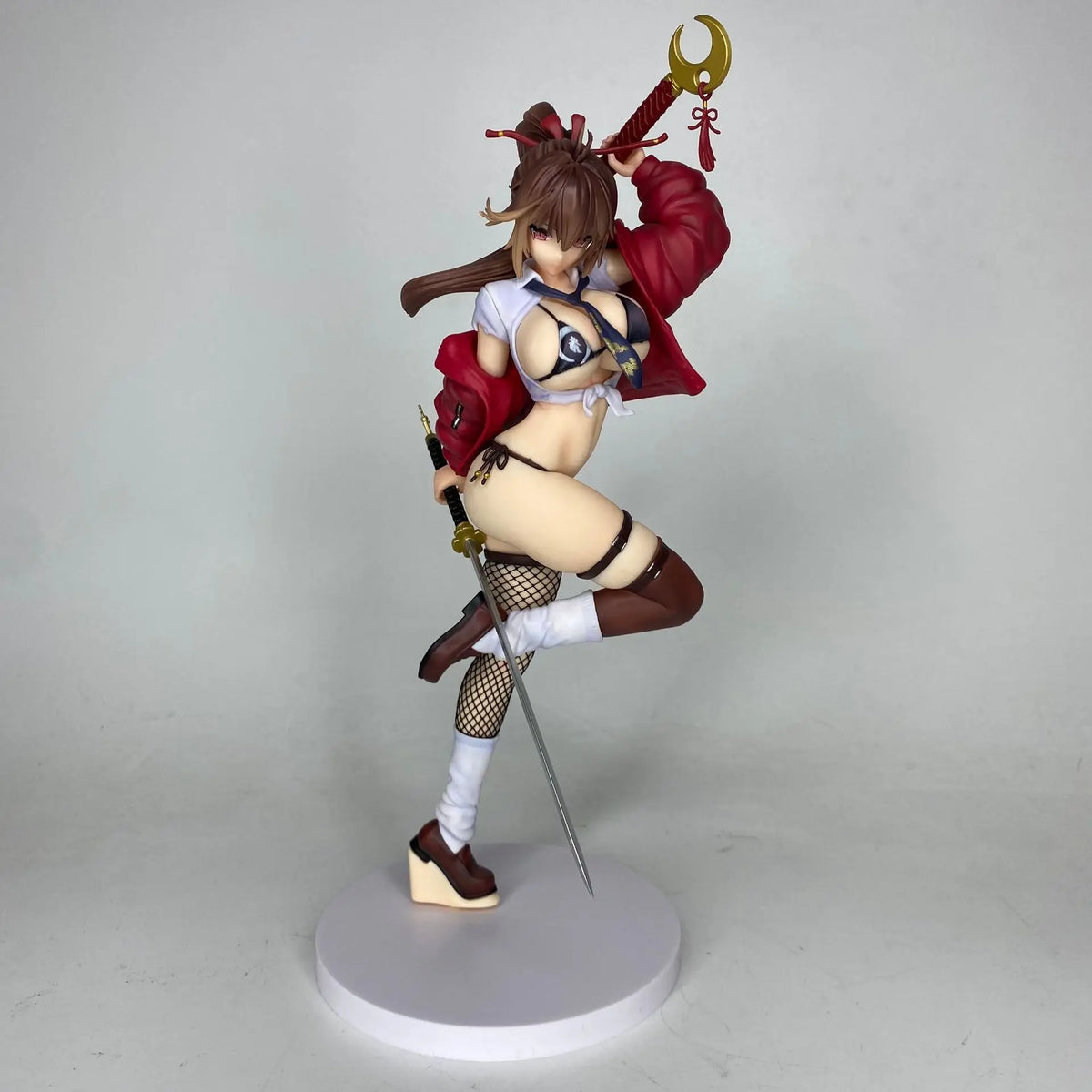 Anime Periphery 30cm Higi Nitouryuu Kagenui Mai Figure Sexy Beautiful Girl Special Edition Collection Model Decoratin Toys GIfts