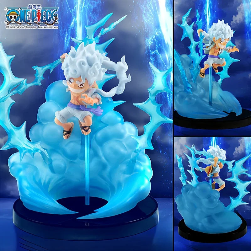 1pc Official One Piece Gear 5 Luffy Figure Statue Anime Collectible Display Model Desktop Car Decor Collection Birthday Gift.