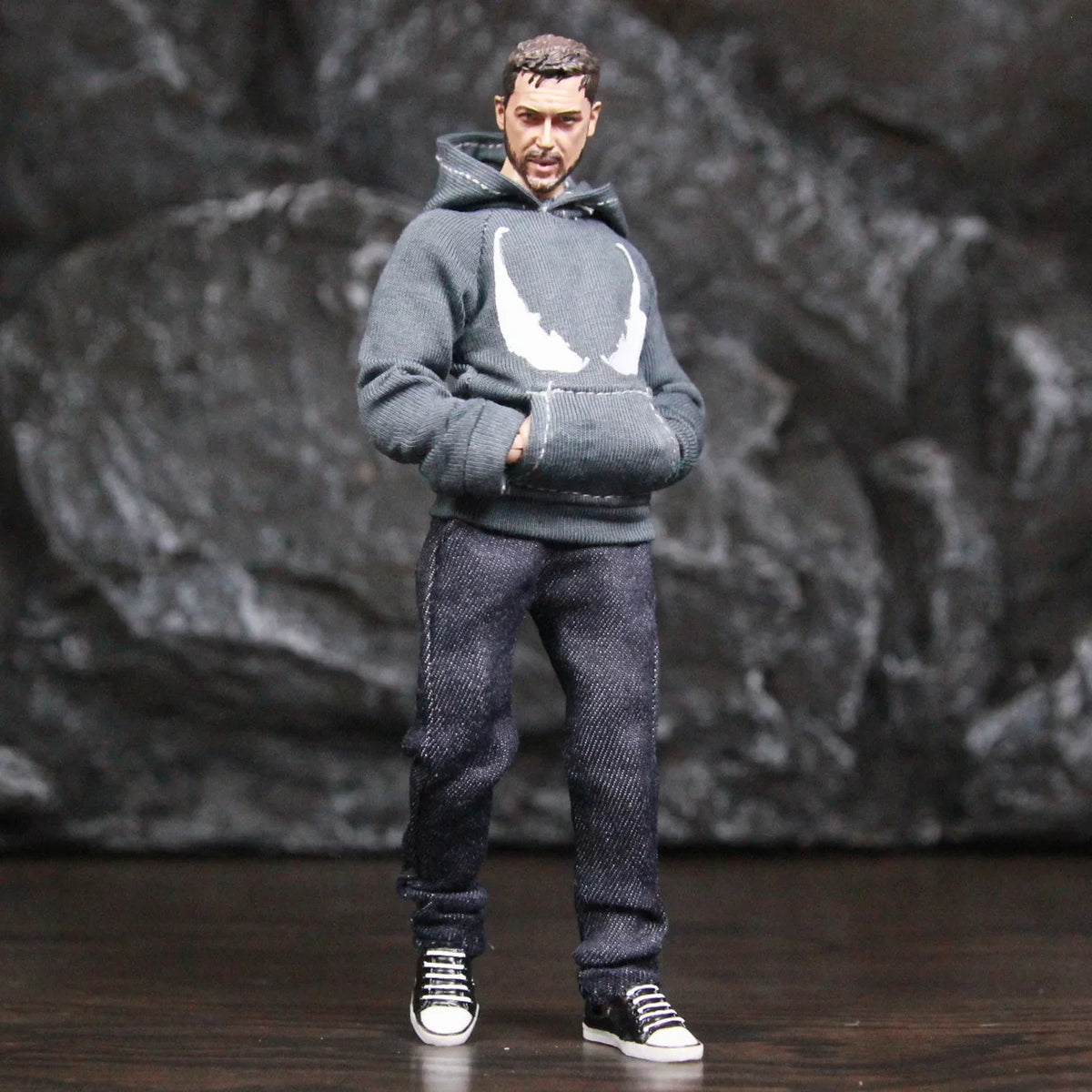 Venom Edward Brock Movie 6" Action Figure Tom Hardy Spider man Carnage Symbiote 1:12 one:12 1/12 Clothing Toys Doll Model