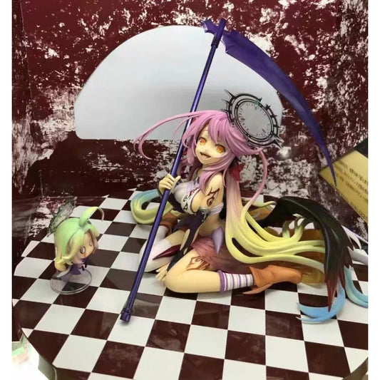 15cm No Game No Life: Zero Azriel Shiro Jibril 1/7 Great War Ver. Phat Anime PVC Action Figure Toy Game Collectible Model Doll