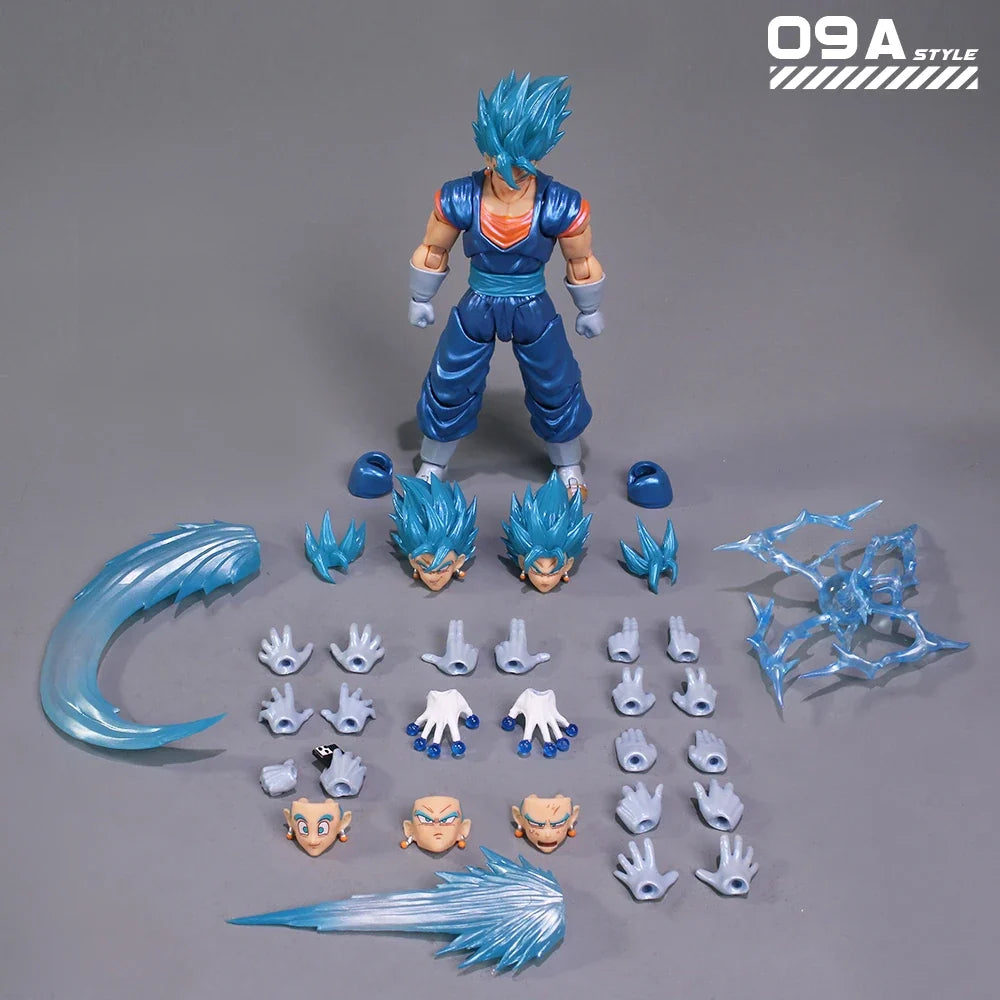 In Stock YGmw Studio OC Dragon Ball SHF Super Saiyan Fusion Warrior Vegito 07 Anime Action Figure PVC Figures Collectible Model