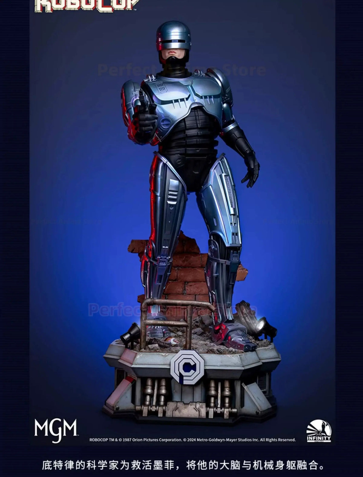 Pre-sale: KaiTian Studio WF RoboCop 1987 1/2 Full-body Statue Decoration