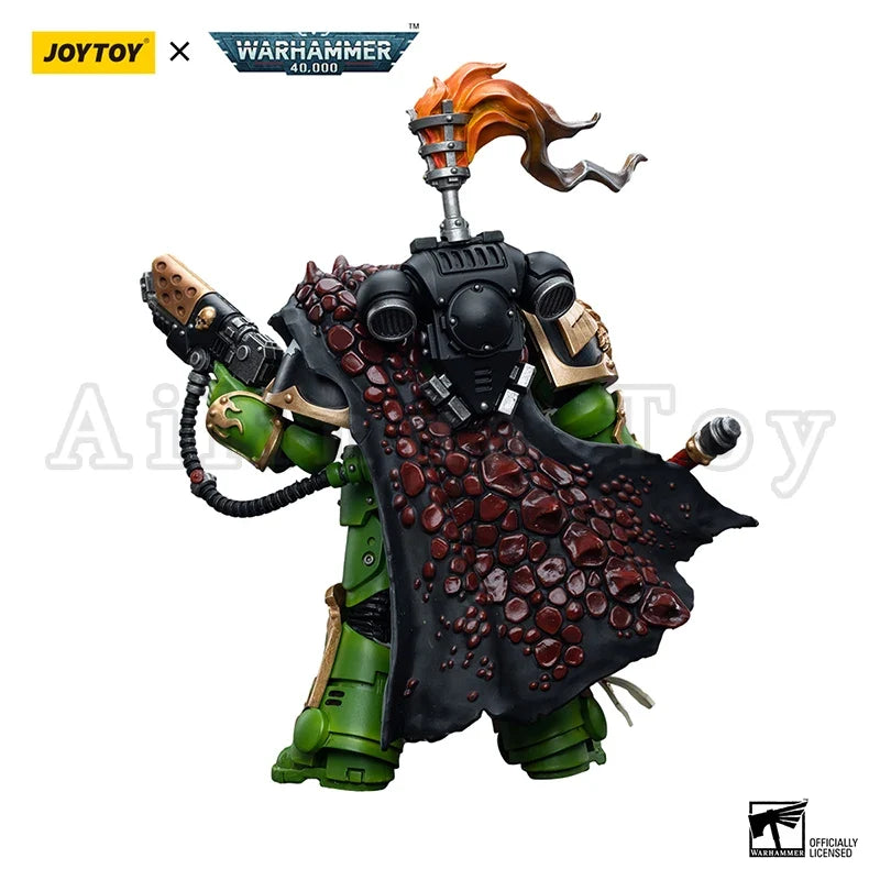 JOYTOY 1/18 Action Figure 40K Salamanders Captain Adrax Agatone Re-issue Version Anime Model Toy