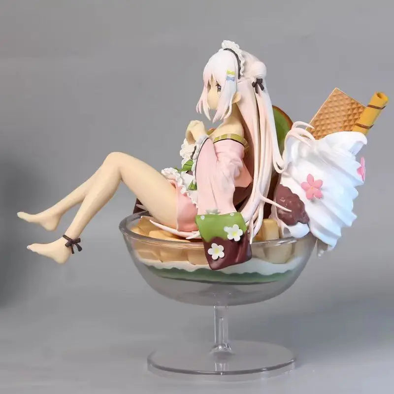 20cm Shiratama Komame Native Grizzry Panda 1/6 Girls Toys Japanese Anime PVC Action Figure Toy Game Collectible Model Doll