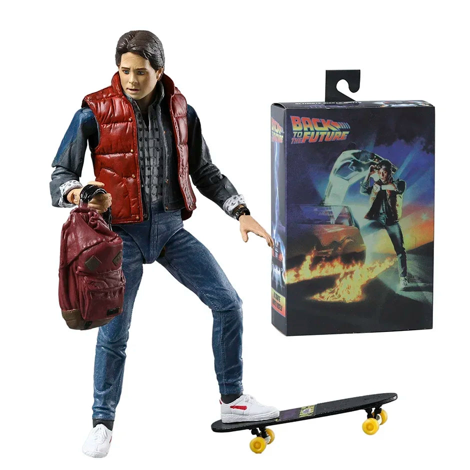 NECA Back to the Future Marty McFly Guitar Joints Moveable Collectable Creative Action Figure