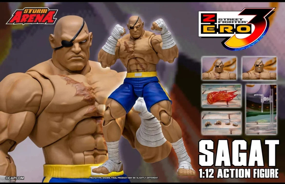 NEW Original Storm Toys ST ARENA3 1/12 ARENA KEN SAGAT RYU WF2025venue Limited Color Matching in Stock Anime Figures Model Toys