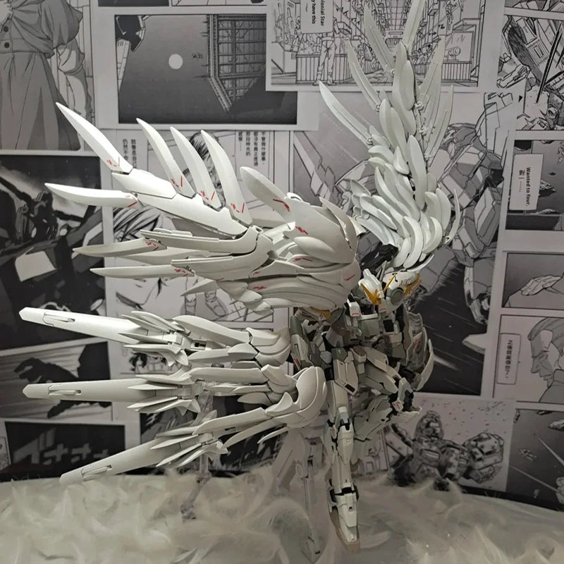Daban 8827 MG Customizable Action Figure 1/100 Snow White Prelude Wings Assembly Model Kit XXXG-00YSW Collectible Plastic Toy