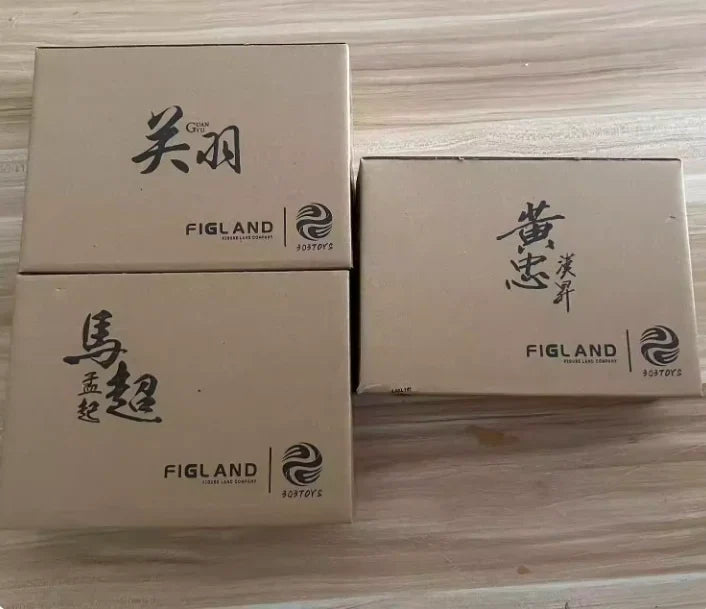In-stock FIGLAND 303TOYS Collaboration Three Kingdoms 1/12 Ma Chao, Huang Zhong, Guan Yu Action Figures
