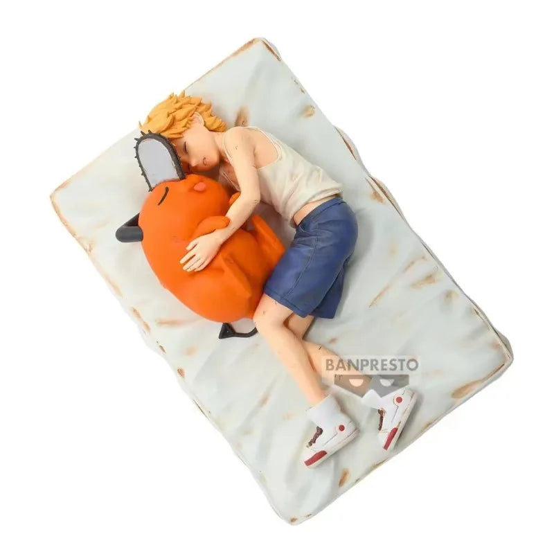Bandai In Stock Banpresto Anime Chainsaw Man Pochita Denji Break Time Collection Vol.4 Original Action Figure Model Toy Gift DT