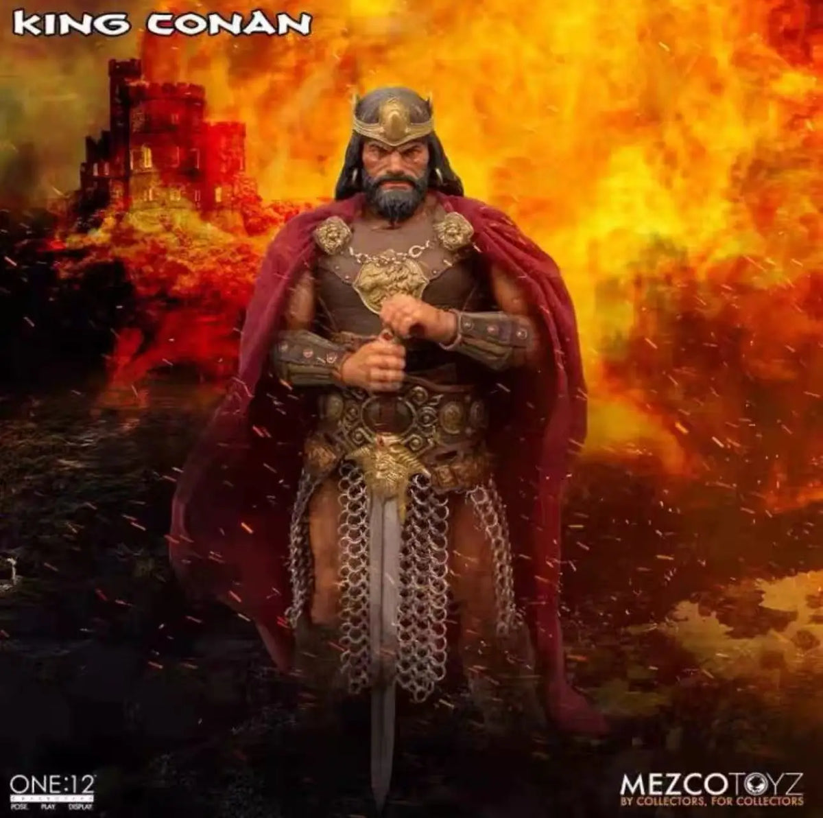 Spot Meizco Ant ONE: 12 King Conan Barbarian Conan Figure Model Collection Toy Gift Anime Series