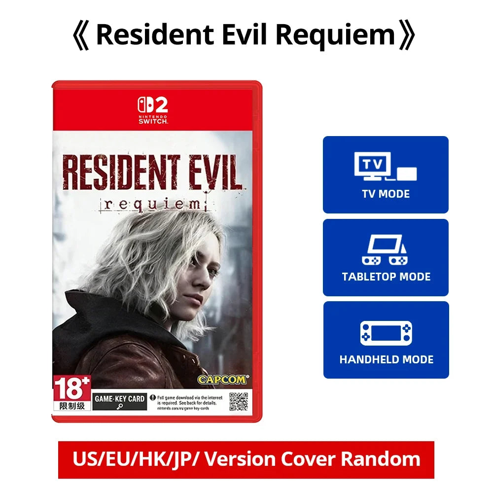 Nintendo Switch 2 Game Deals - Resident Evil Requiem - 100% Original Physical Nintendo Game Card NS2