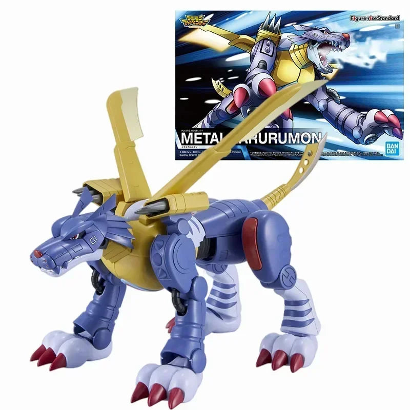 Original Bandai Digimon Adventure WarGreymon Omegamon Beelzebumon Gallantmon Alphamon Paildramon Action Figure Model with box