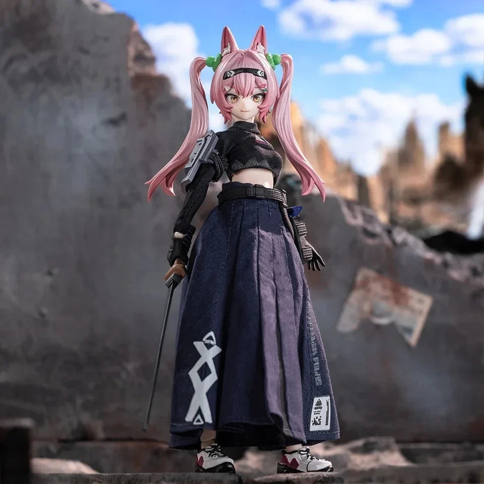Neo Eden Toys Black Iron Rest Series 1/12 Bjd Blind Box Mecha Musume Doll Kawaii Action Anime Figure Mystery Box Toys Gift