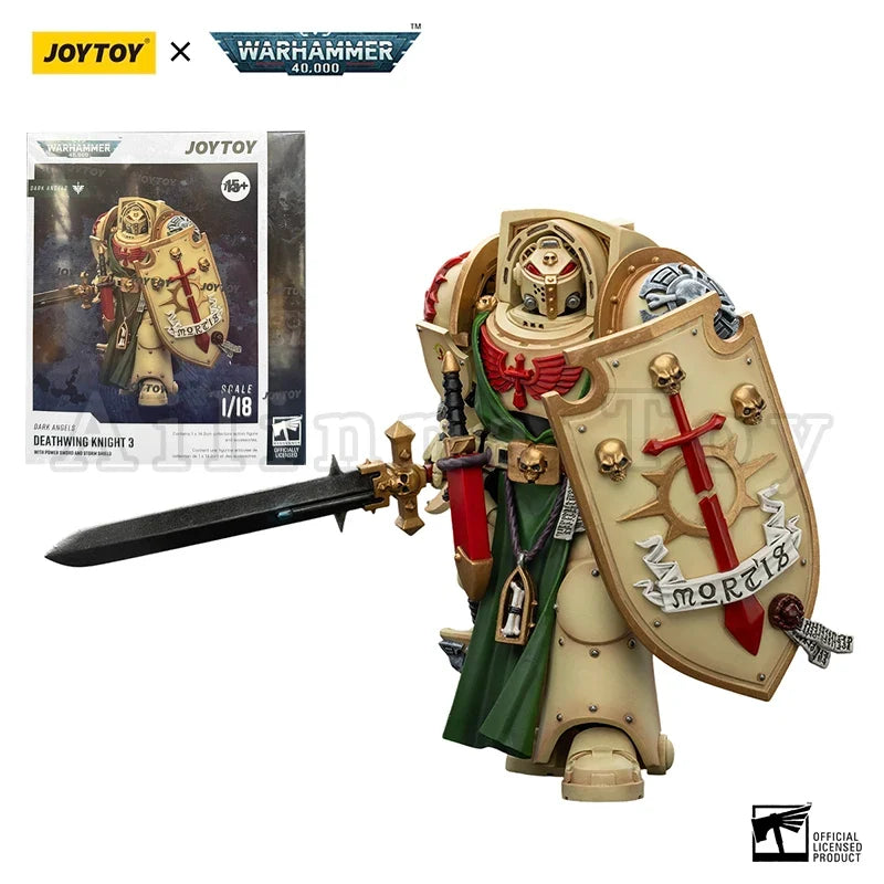 JOYTOY 1/18 Action Figure 40K Dark Angels Figures Azrael Anime Military Model