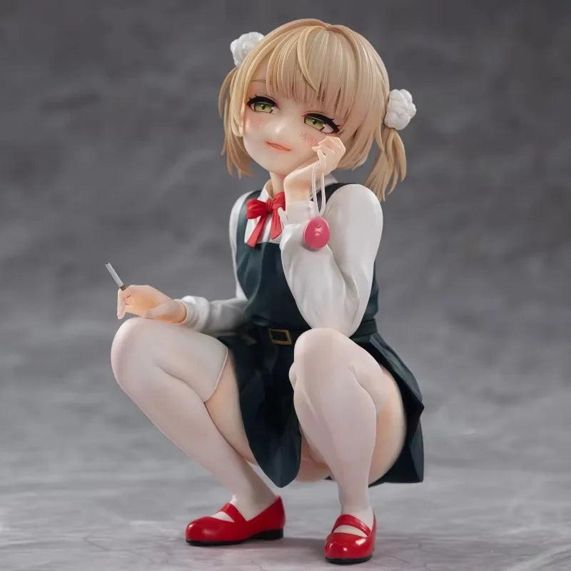 15cm Virtual YouTuber Shigure Ui Anime Girl Figure  Hanazono Serena Figure Anime GK Figure Tide Play Model Statue Ornament Gifts