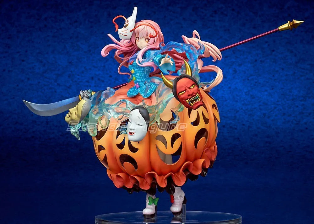 【SF】In Stock QuesQ Touhou Project Hata No Kokoro 1/8 Scale Figures Original Model Collection
