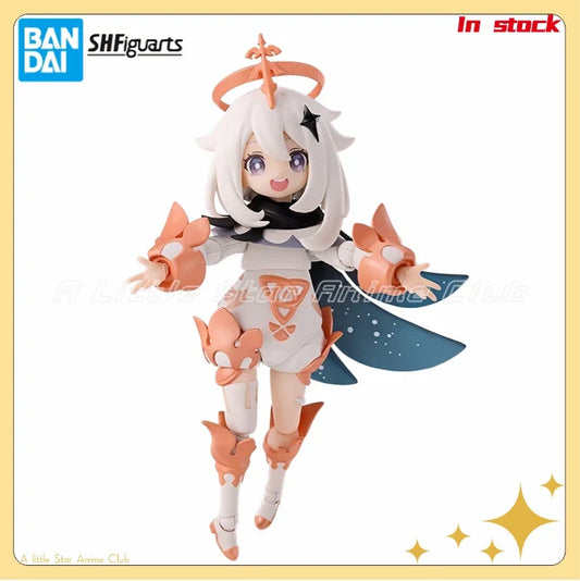 In Stock Original BANDAI S.H.Figuarts Genshin Impact Paimon Action Figure Model Collection Toys