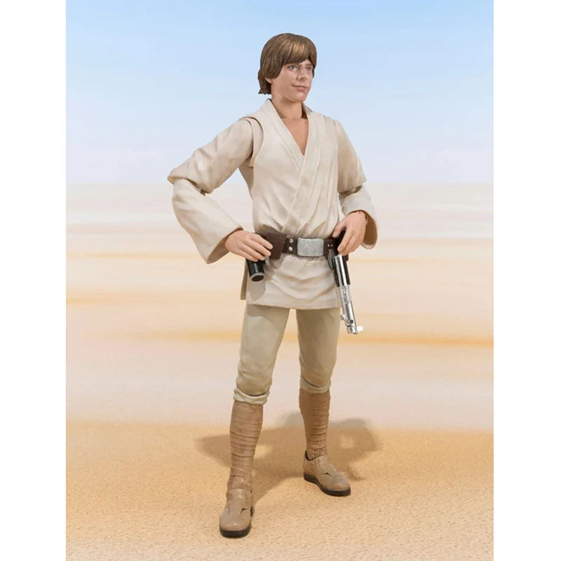 In Stock 100% Original Badai S.H. Figuarts Luke Skywalker A NEW HOPE Star Wars Anime Action Collection Figures Model Toys