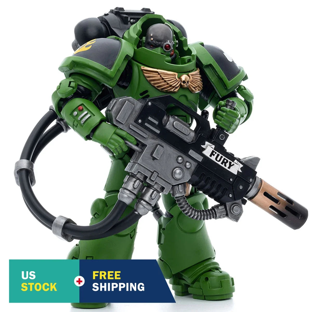 HIPLAY JOYTOY Salamanders Eradicators Sergeant Bragar Captain 1/18 Scale Action Figure