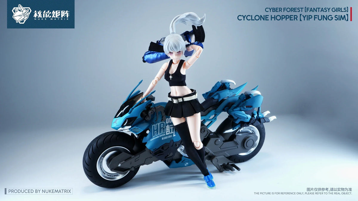 New Nuclear Matrix Cyber Forest Fantasy Girls Cyclone Hopper YIO FUNG SIM Hurricane Locust Leaf Wind ChanAssembly Model Kit Toy