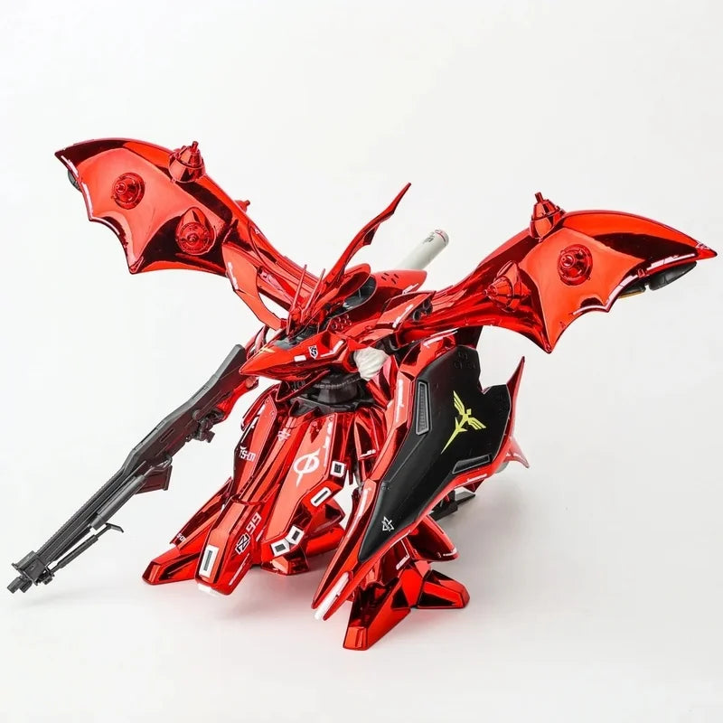 HG1/144 Nightingale Plated Version Mobile Suit Char's Counterattack Mech Assembly Model Kit Action Figures Boys' Puzzle Toy Gift