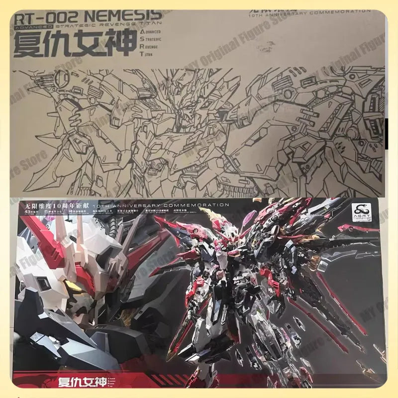 In Stock Nemesis Infinite Dimension Strategic Revenge Titan Rt-002 Action Figure 1/100 Assembly Model Abs Children Toys Gift