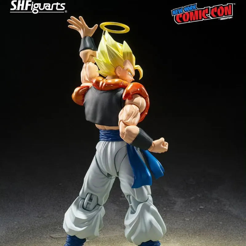 Fast Shipping Bandai Anime DRAGON BALL SHF SUPER SAIYAN GOGETA -EXCLUSIVE EDITION-Original Model Toy Action Figure Children Gift