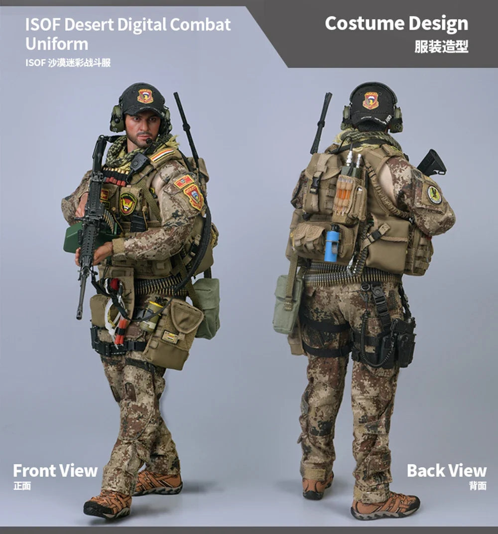 1/6 SoldierStory SS107 Special Operations Forces Army M249 Soldier Full Set Figures Collection Action Doll For Fans