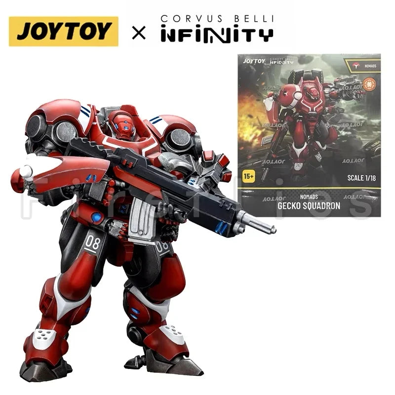 1/18 JOYTOY Action Figure Mecha Infinity Anime Model Nomads Gecko Squadron Shakush Light Armored Unit Anime Model Toy