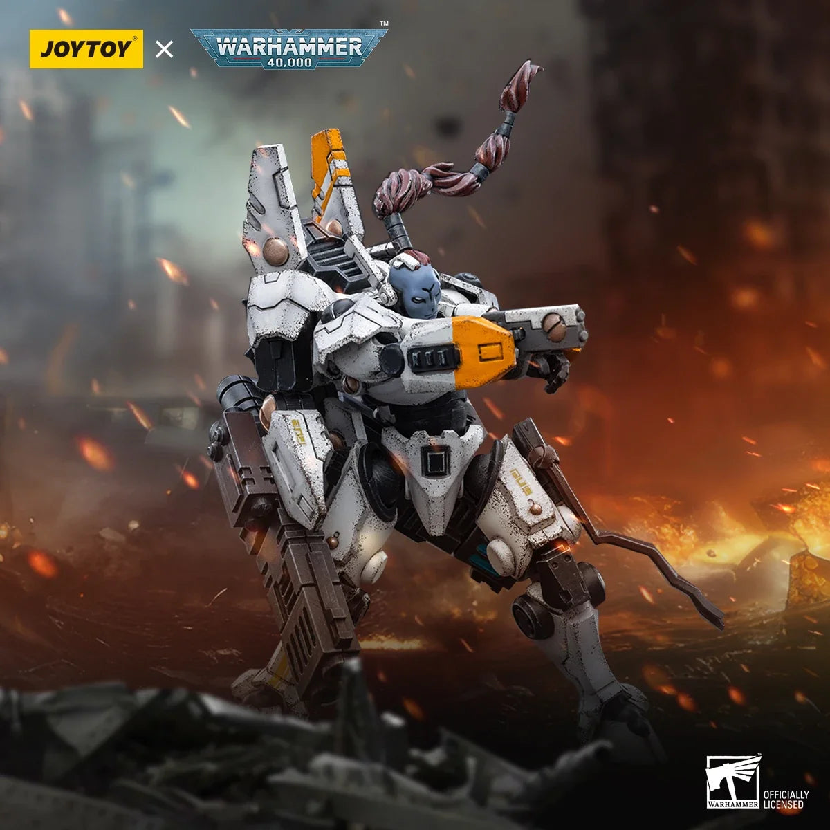 JOYTOY Warhammer 40k 1/18 Action Figures  T'au Empire Commander Shadowsun