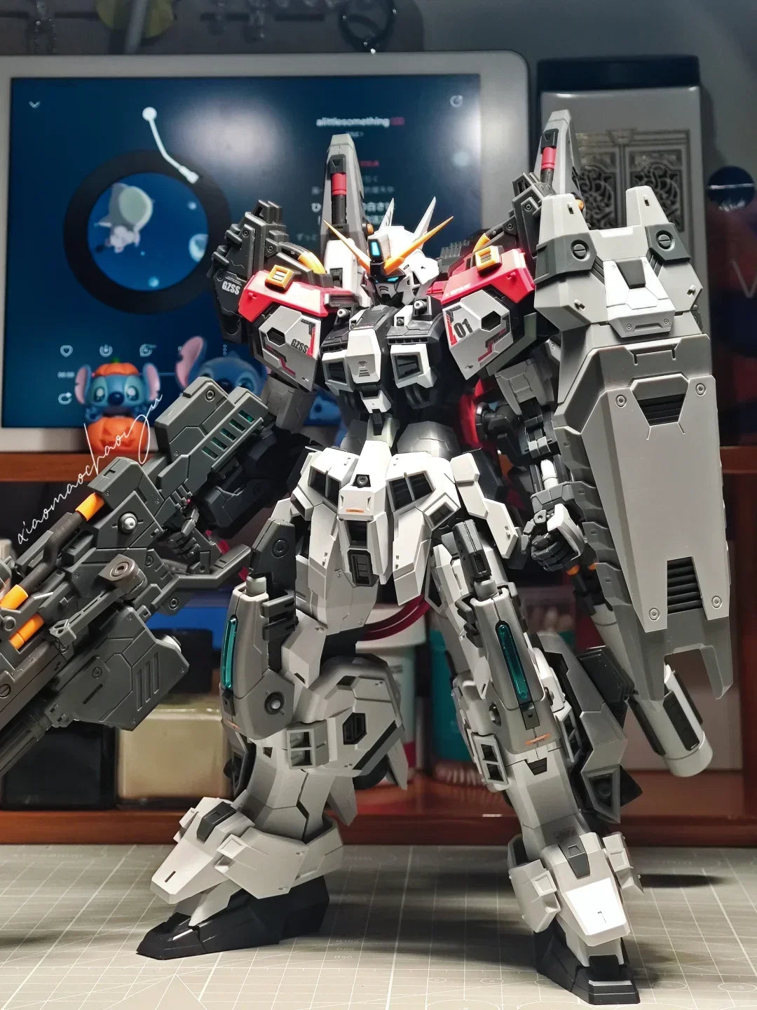Zza Regus 1/100 Gzss-Ox01 Assembly Model Kit Abs Action Figure Collection Statue Mecha Model Kids Toys Gift For Anime Collector