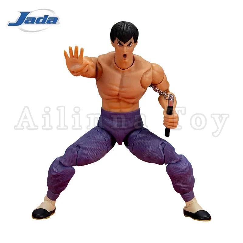 Jada Toys 1/12 6inch Action Figure Ultra Street Fighter II: The Final Challengers Fei Long Exclusive Anime Model