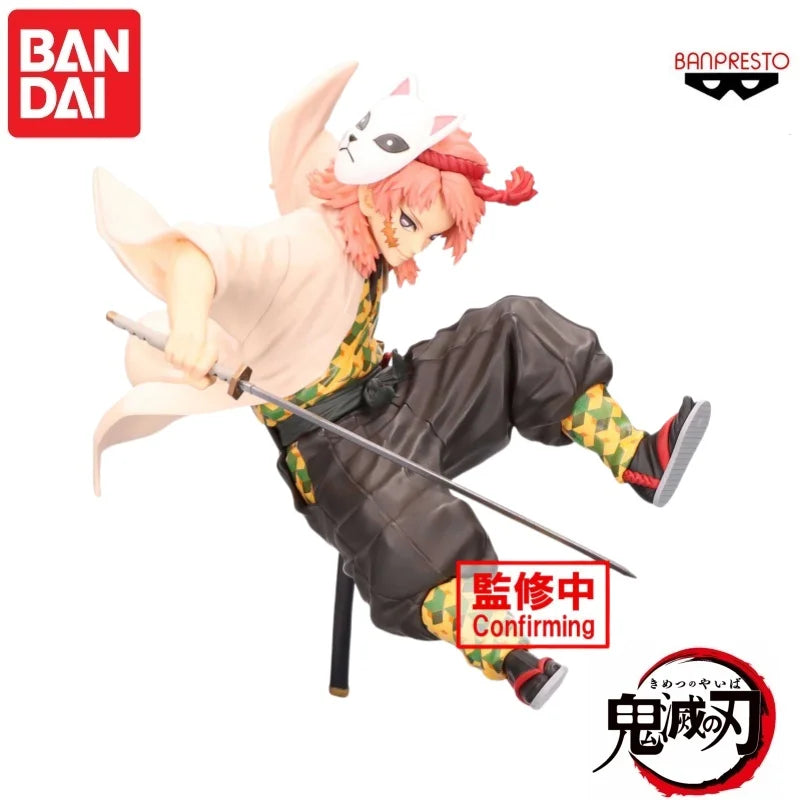 In Stock Original Bandai Demon Slayer Banpresto Vibration Stars Sabito Anime Merchandise Figurine Statue Model Toys Figuras