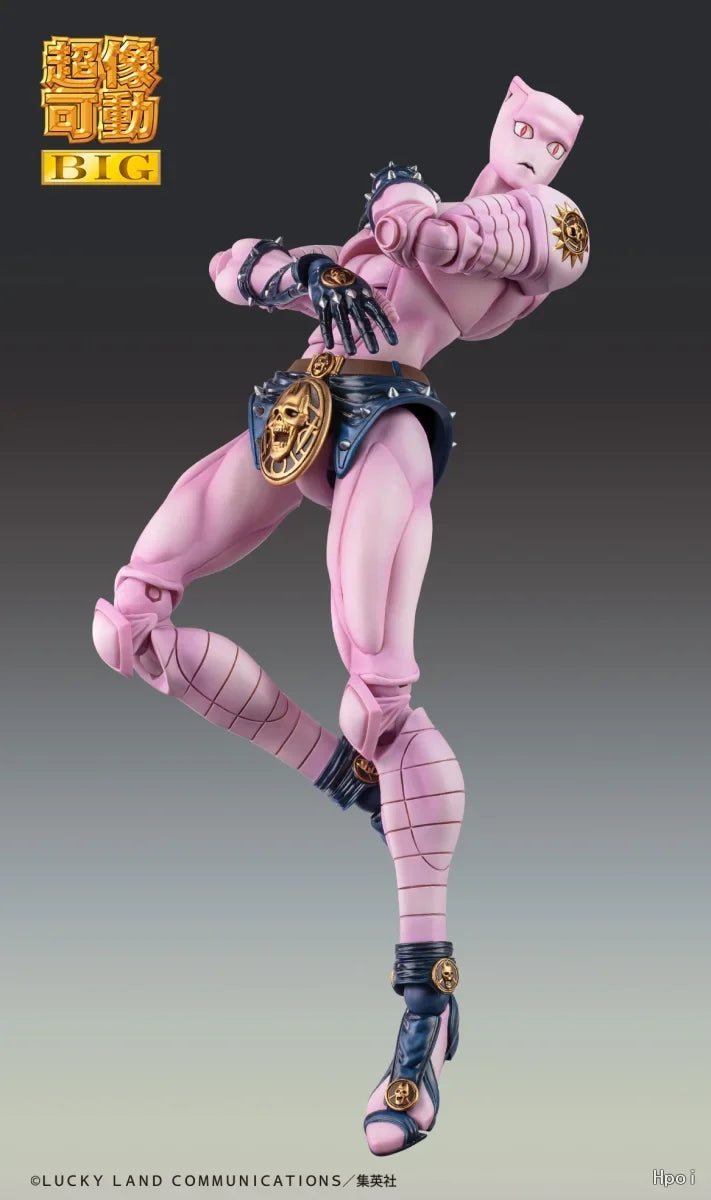 In Stock MEDICOS-E Super Action Statue BIG JoJo's Bizarre Adventure Part 4 Diamond Is Unbreakable Killer Queen Action Figure