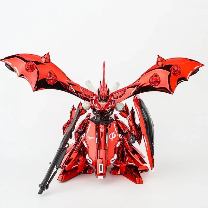 HG1/144 Nightingale Plated Version Mobile Suit Char's Counterattack Mech Assembly Model Kit Action Figures Boys' Puzzle Toy Gift