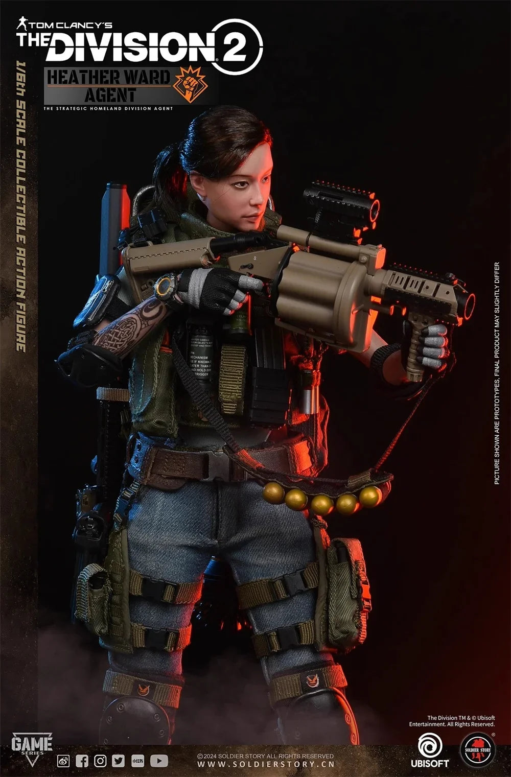 1/6 Soldierstory SSG009 Soldier Female Agent Ward Operation Game Charactor Unit Full Set Toys Model For Fans Collect