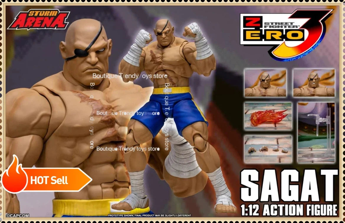 NEW Original Storm Toys ST ARENA3 1/12 ARENA KEN SAGAT RYU WF2025venue Limited Color Matching in Stock Anime Figures Model Toys