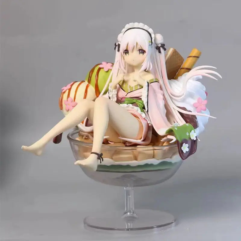 20cm Shiratama Komame Native Grizzry Panda 1/6 Girls Toys Japanese Anime PVC Action Figure Toy Game Collectible Model Doll