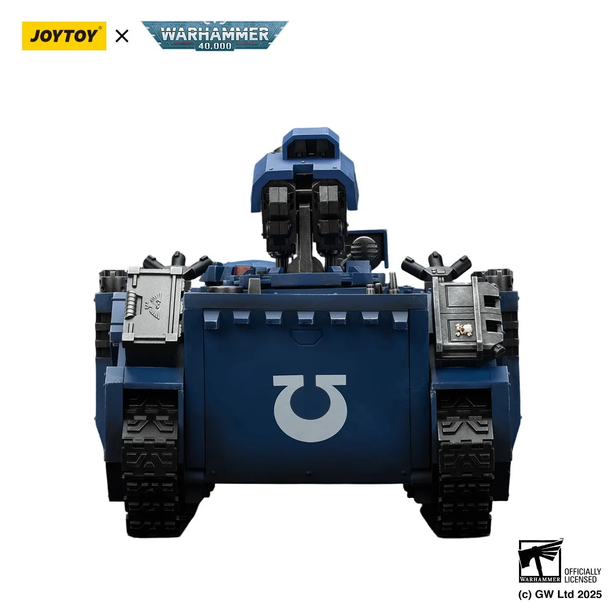 JOYTOY 1/18 Warhammer 40K Action Figures Ultramarines Razorback with Twin Lascannon Decoration