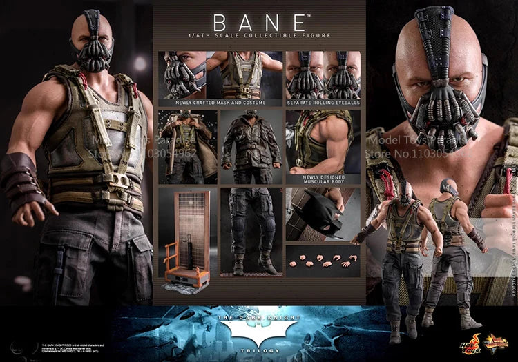 HOTTOYS MMS689 1/6 Collectible Toys Bane The Dark Knight Rises Supervillain Soldier 12'' Full Set Action Figure Model Fans Gifts