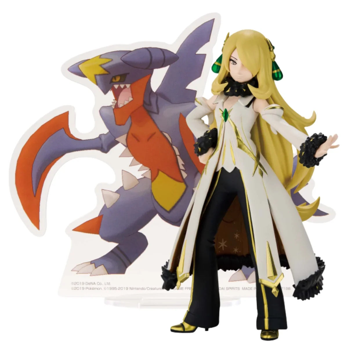 In Stock [Genuine] Original Bandai Banpresto Pokemon Masters EX Panel Spectacle Garchomp Cynthia Figure Model Doll Collector Toy