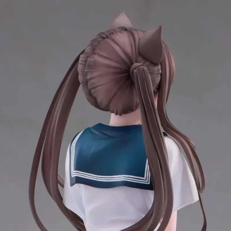 20cm After School Cat Ear ChunMoMo Anime Girl Figure Chun Momo Action Figure Tamomo Figurine Japanese Collectible Model Doll Toy