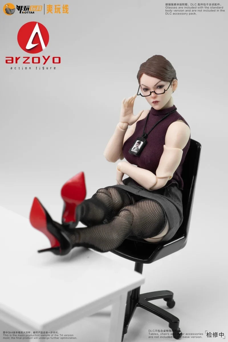 Notaman DLC 1/12 Scale Selina Xiaofang Head Legs Cosplay Clothes Accessory Set Model Fit 6'' NT-04 Soldier Action Figure Body