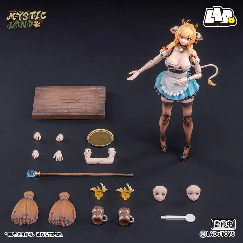 LADoTOYS Magic Continent Daisy Drinking Beer Girl 1/12 Movable Finished Product Action Figure Collectible Gift