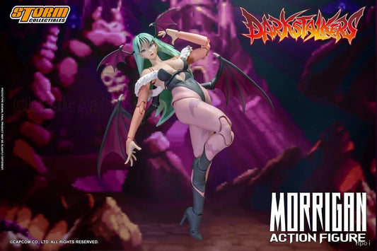 【Original】Storm Collectibles Darkstalkers: The Night Warriors Morrigan Aensland 1/12 Action Figure Model Toy